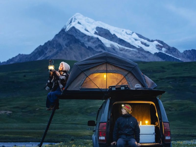 写不尽，神山下静默夜色的浪漫⛺️